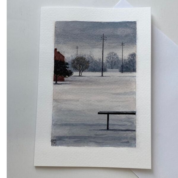 'Winter Snow' ORIGINAL CARD