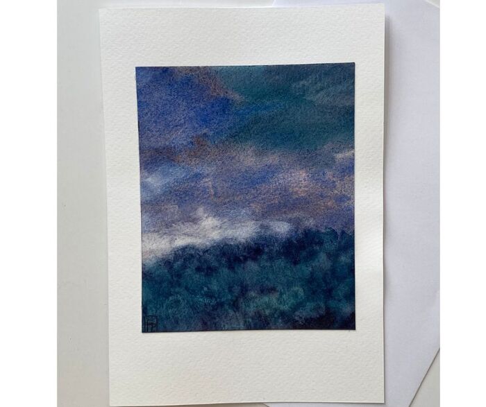 'Stormy Sky' ORIGINAL CARD