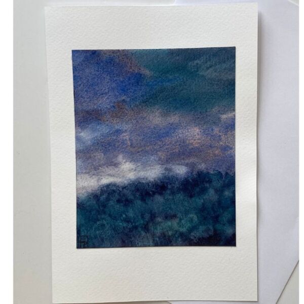 'Stormy Sky' ORIGINAL CARD
