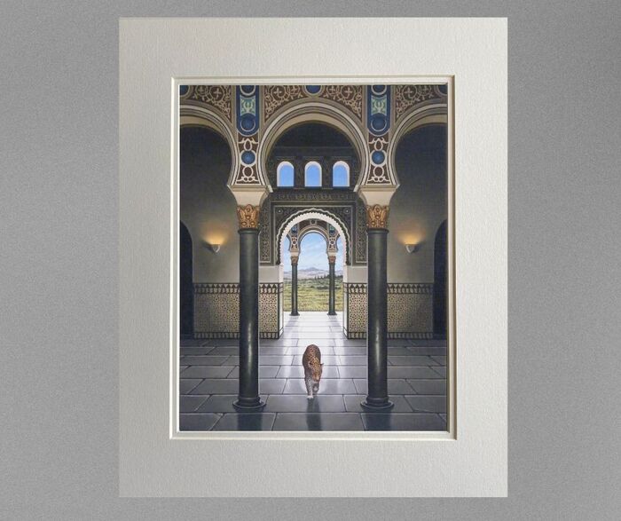 'THE VIZIER'S GARDEN' Mounted Print