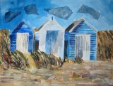 Blue Beach Huts SOLD