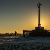 Ampthill Crosses at Sunrise