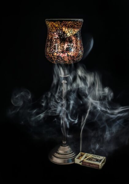 Stained Glass and Smoke