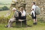 Members at Corfe Castle