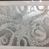 Solitary Octopus in Silver