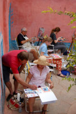 Painting at Riad