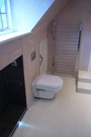 Back to wall WC pan with concealed cistern