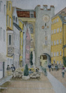 Bruneck Altstadt 24cm x 28cm