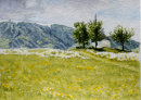 Field chapel, Reischach 20cm x 28cm