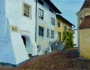 Flora Str. 8, Glurns Oil on canvas 50cm x 40cm