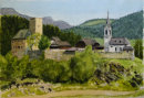 Lamprechtsberg 'castle' 32cm x 22cm