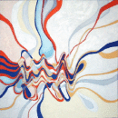 Oscillations IV Oil on canvas 60cm x 60cm