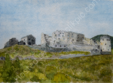 Schloss Lichtenberg 25cm x 36cm