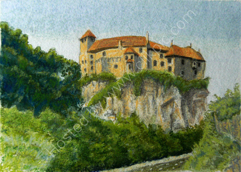 Schloss Runkelstein, Bruneck 28cm x 20 cm
