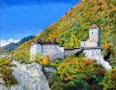 Schloss Tirol Oil on canvas 50cm x 40cm