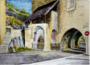 St Leonards church from the other side 28cm x 20cm
