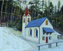 St Maria in der Schmelz Oil on canvas 50cm x 40cm