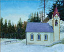 St Maria in der Schmelz Oil on canvas 50cm x 40cm