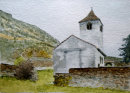 Church of St Sisinius 20x28cms