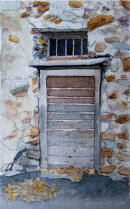 Tschars door 2 16x26cms