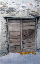 Tschars door 4 16x26cms
