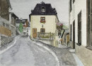 Village street Matsch 25x36