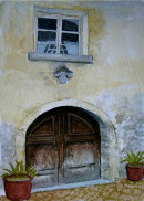 Burgeis doorway 26x16cms