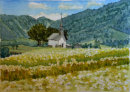 Chapel in the fields 2 Reischach 28cm x 20cm
