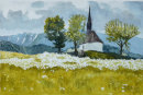 Chapel in the fields 1 Reischach 30cm x 20cm