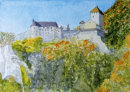 Schloss Tirol autumn 20x28cms