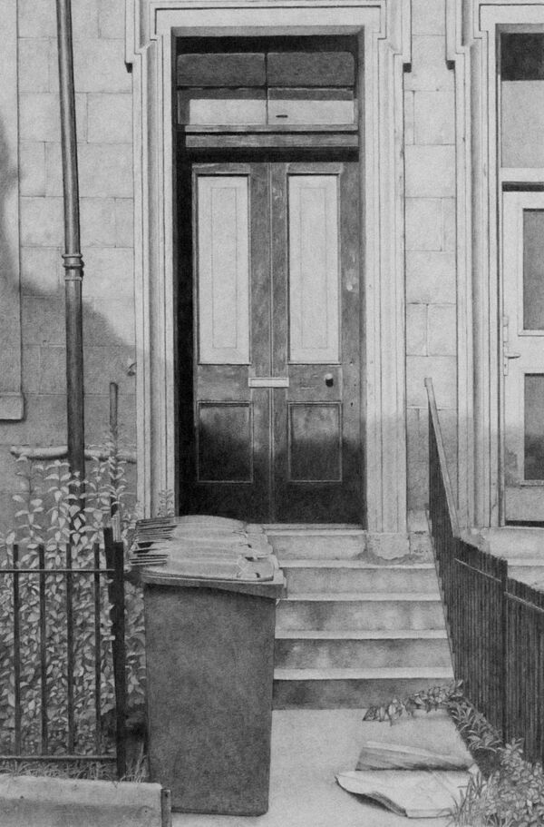 A Glasgow Font Door (pencil)