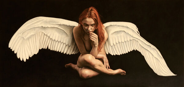 Angel #1 - Broken Wing (oil)
