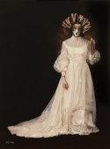 Exquisitely in thought (oil)