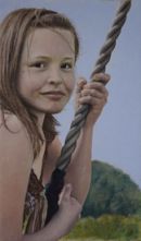Girl on a Swing (oil)