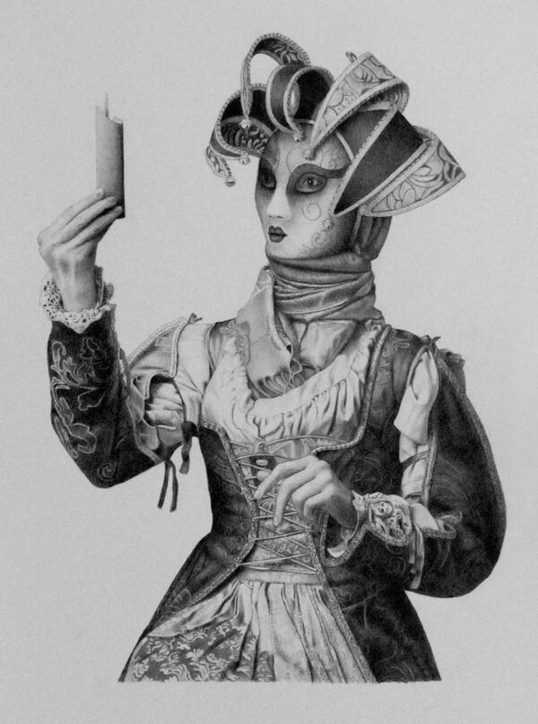 In Thought - Study (pencil)