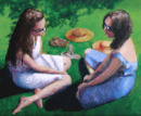 On the Lawn (oil)