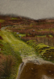 Telephone Box in the Landscape #11 (oil)