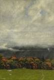 Telephone Box in the Landscape #9 (oil)
