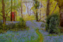Telephone Box in the Landscape #8 (oil)