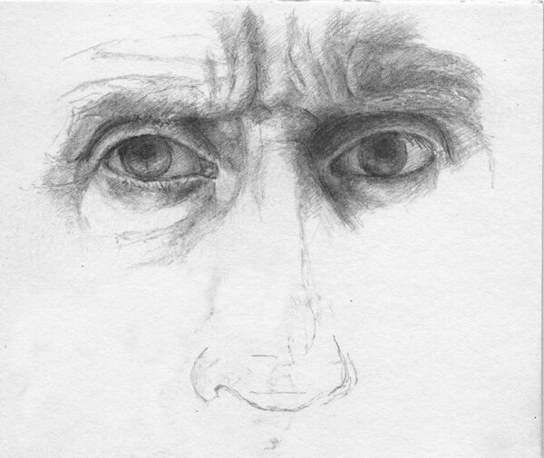 The Artist's Eyes (pencil)