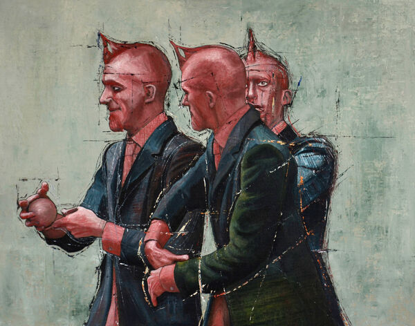 The Juggler (oil)