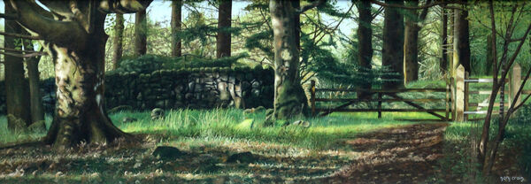 The Path to Cairnsmore (oil)