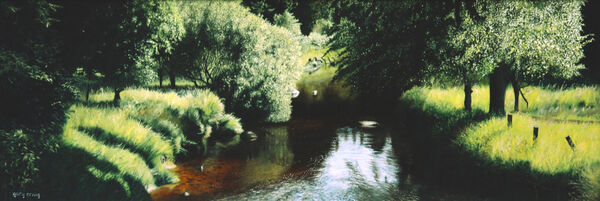 Water of Fleet at Cullendoch (oil)