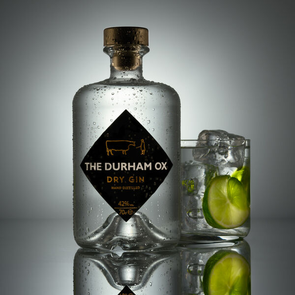 product shot of Durham Ox gin