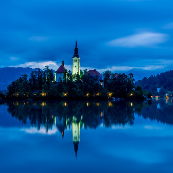 lake bled blue hour 6685