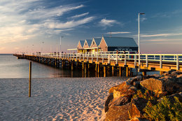 EVENING LIGHT AT BUSSELTON JETTY
