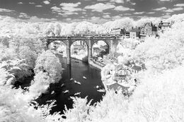 KNARESBOROUGH VIADUCT IN INFRARED