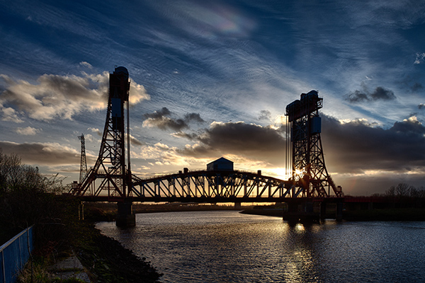 WINTER SUNSET AT NEWPORT