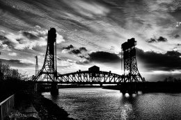 DUSK, MIDDLESBROUGH.