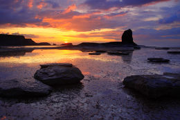 SUNSET AT SALTWICK